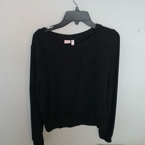 Black pajama sweater